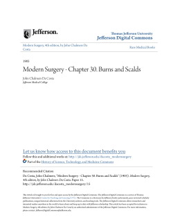 Modern Surgery - Chapter 30. Burns and Scalds