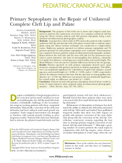 pediatric/craniofacial - Shifa International Hospitals