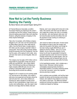 How Not to Let the Family Business Destroy the Family