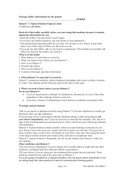 PACKAGE LEAFLET: INFORMATION FOR THE USER