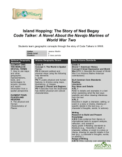 Island Hopping: The Story of Ned Begay Code Talker