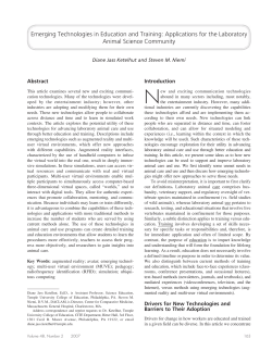 Emerging Technologies in Education and Training: Applications for