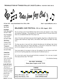 File - Tweed Valley Jazz Club
