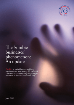 The `zombie businesses` phenomenon: An update