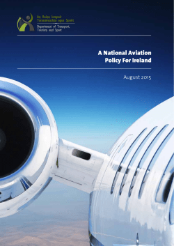 A National Aviation Policy For Ireland