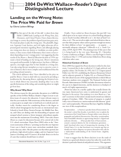 Landing on the Wrong Note - College of Human Sciences