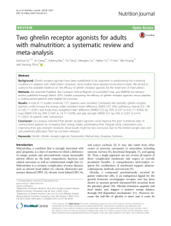 Full-Text - Nutrition Journal