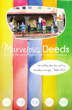 “...the Lord has done this, and it is marvelous in