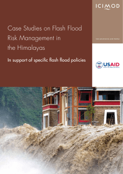 Case Studies on Flash Flood Risk Management in the Himalayas