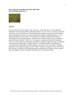 Skylark Manuscript Round 2 - Journal of Consumer Research