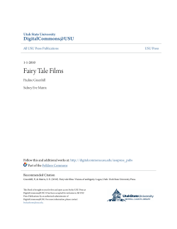 Fairy Tale Films - DigitalCommons@USU