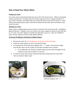 How to Read Your Water Meter
