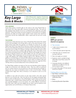 Key Largo - Indian Valley Scuba