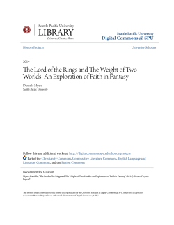 The Lord of the Rings and The Weight of Two Worlds
