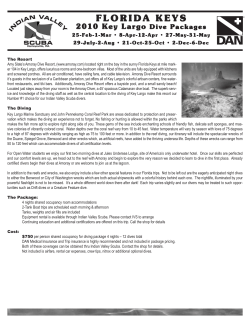 FLORIDA KEYS 2010 Key Largo Dive Packages