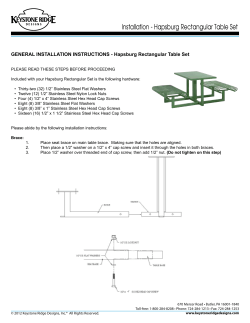 Installation - Hapsburg Rectangular Table Set