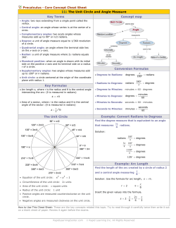 Cheatsheet - Rapid Learning Center