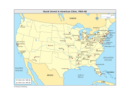 Racial Unrest in American Cities, 1965&ndash;68