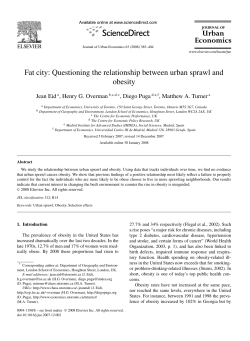 Fat city: Questioning the relationship between urban sprawl and