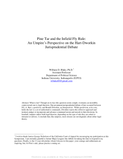 Pine Tar and the Infield Fly Rule - ScholarWorks