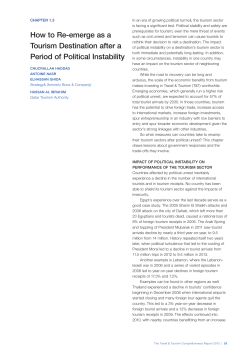 How to Re-emerge as a Tourism Destination after a Period of