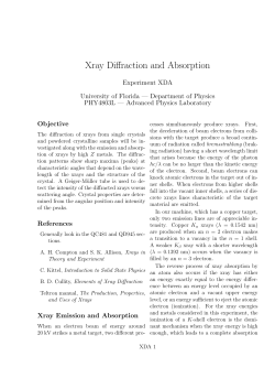 Robert DeSerio`s Experiment from the University of Florida