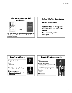 Federalists Anti