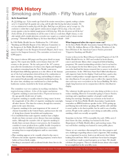 Smoking and Health: 50 Years Later