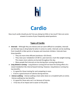 Cardio - H4 Training