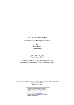 Enforcement with heterogeneous cartels