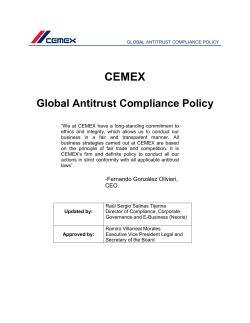 Global Antitrust Compliance Policy