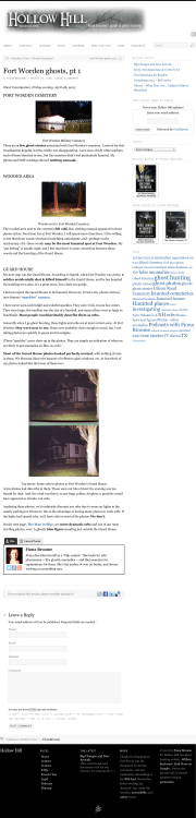 Fort Worden ghosts, pt 1 - Hollow Hill