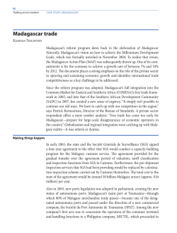 Madagascar trade