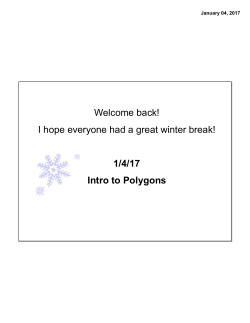 1/4/17 class notes - School District of Clayton
