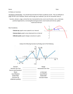 Domain Range Vertical Line Test Horizontal Line Test One to one