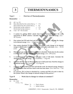 3 THERMODYNAMICS