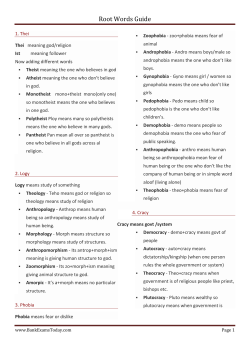 Root Words Guide - Books by Bank Exams Today