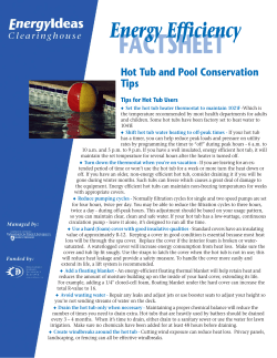 Hot Tub and Pool Tips