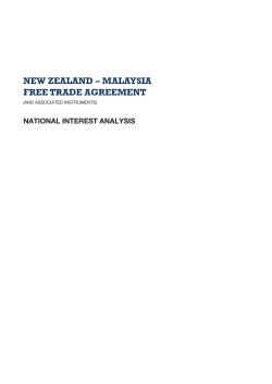 mnzfta nia - New Zealand Ministry of Foreign Affairs and Trade