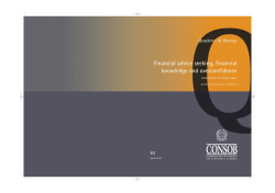 Financial advice seeking, financial knowledge and