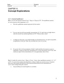 Concept Explorations