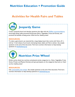 HEAL Activity Guide - LA Trust for Children`s Health