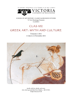 pdf CLAS 102 GREEK ART: MYTH AND CULTURE File size