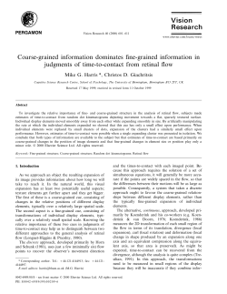 Coarse-grained information dominates fine