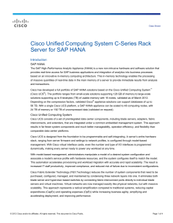 Cisco Unified Computing System C