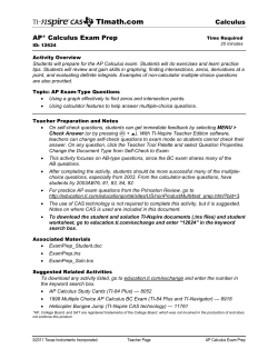 Teacher Notes PDF - TI Education