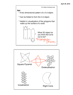 Square Pyramid Dodecahedron Icosahedron Right Cone