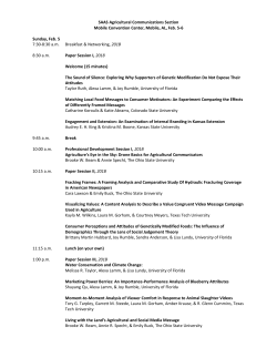 SAAS Agricultural Communications Section Mobile Convention