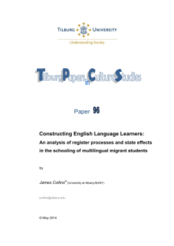 Paper 96: Constructing English Language