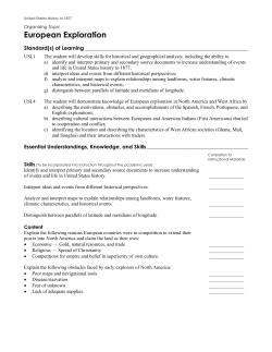 European Exploration